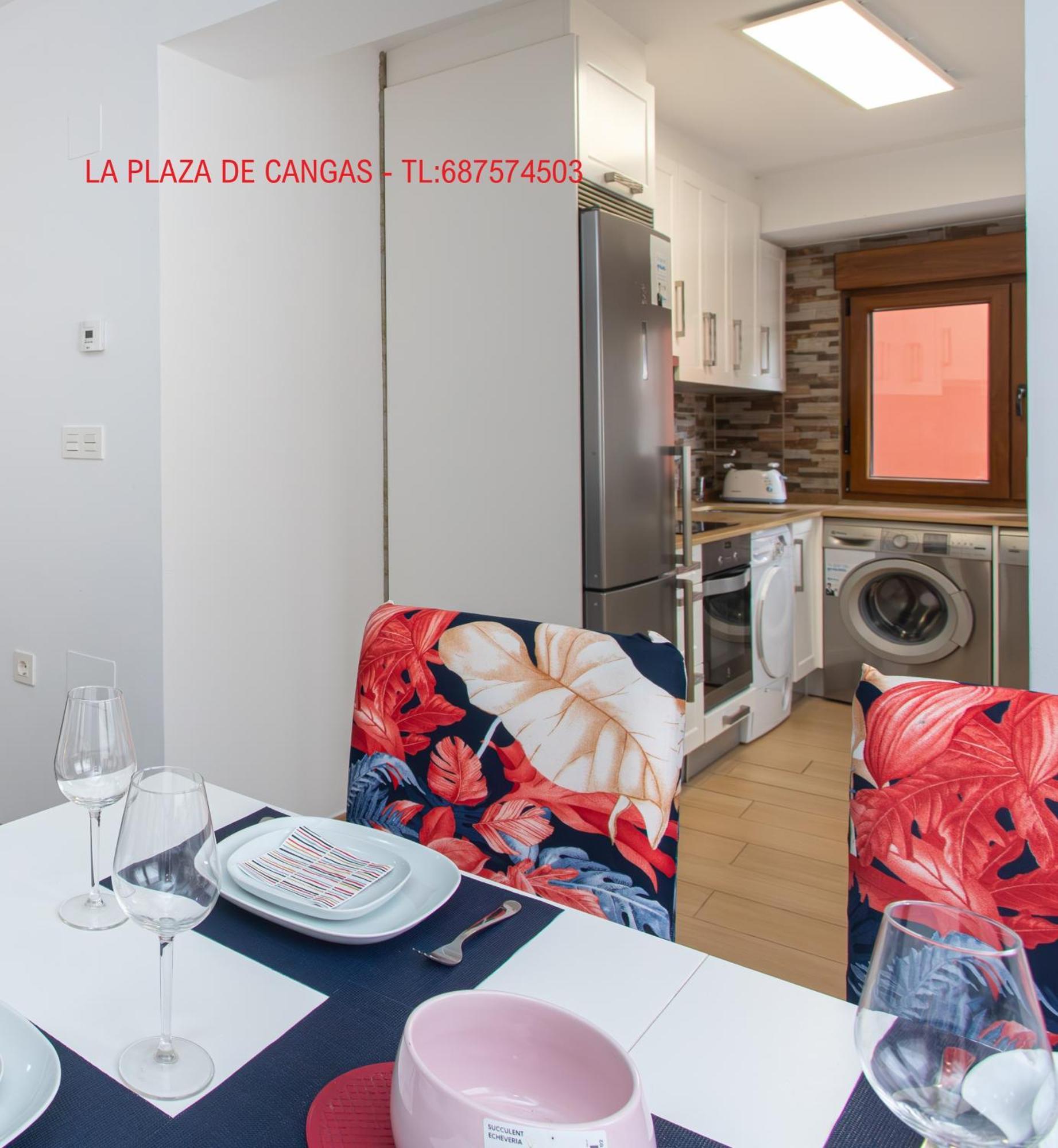 La Plaza De Cangas Apartamento Turistico Onís Buitenkant foto